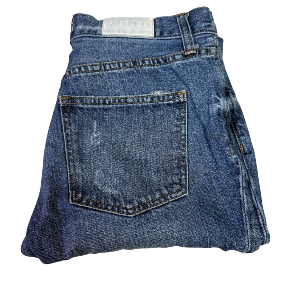 Pistola women’s size 29 straight leg Blue Denim Jeans button fly
